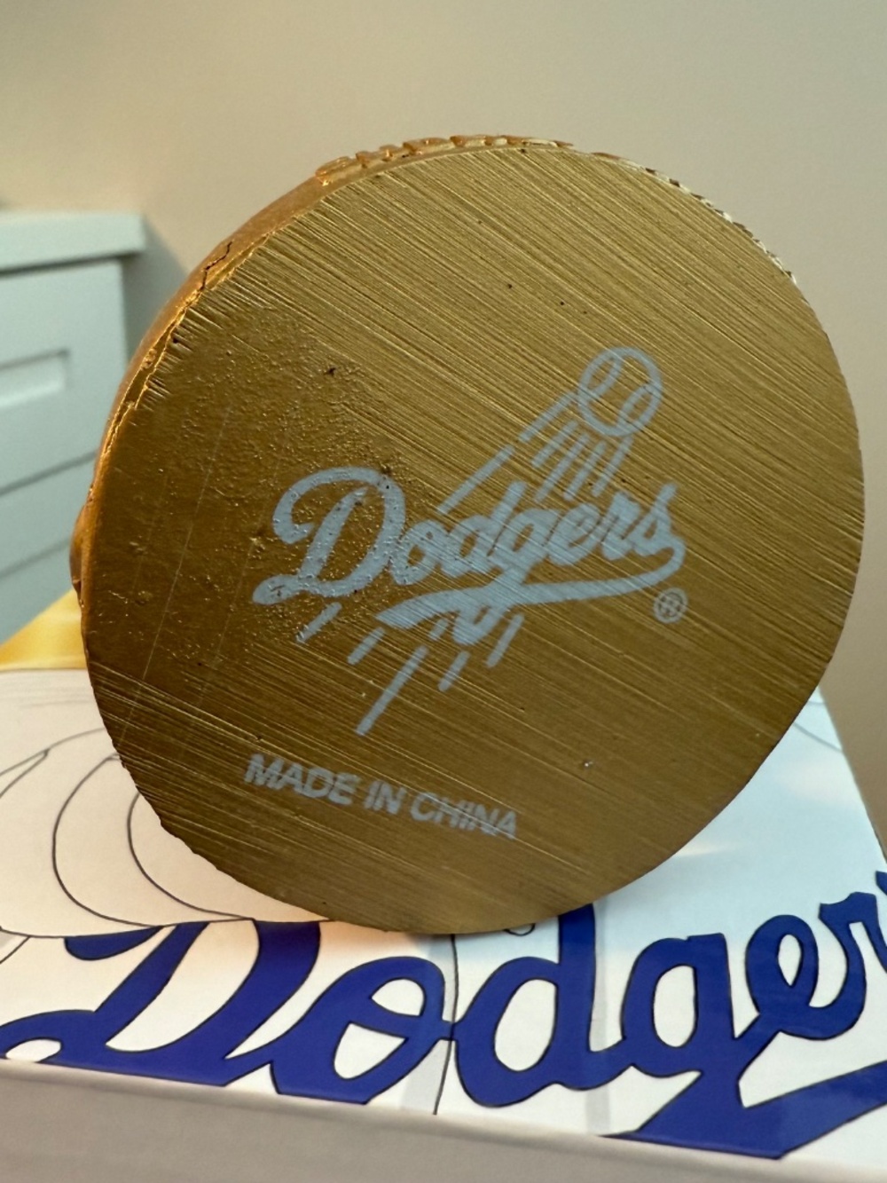 Shohei Ohtani Dodgers Gold Anime Bobblehead New In Box - Picture 3 of 6